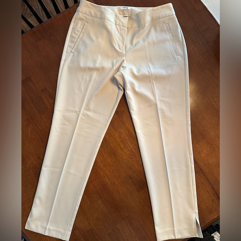 Izod Women's Golf Cream Pants